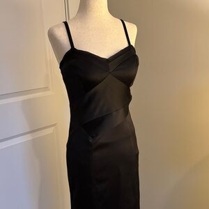 Vintage BCBG Paris Black Strapless Dress